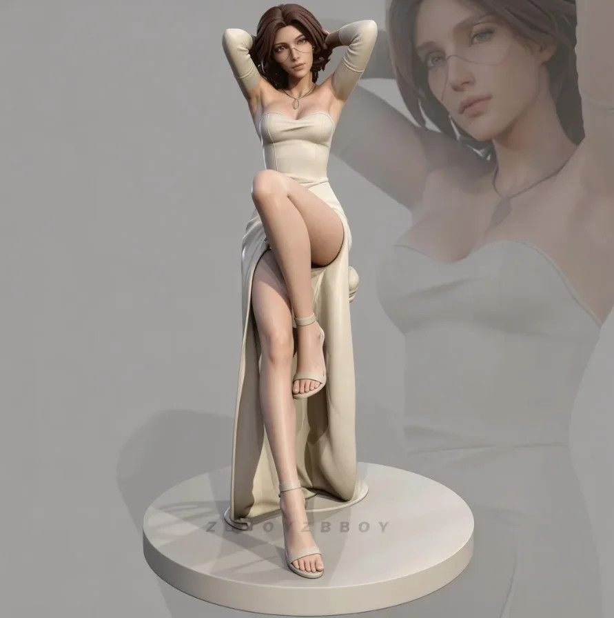 Vintage Fashion Dolls - 50mm 75mm 90mm 3D Baskılı Moda