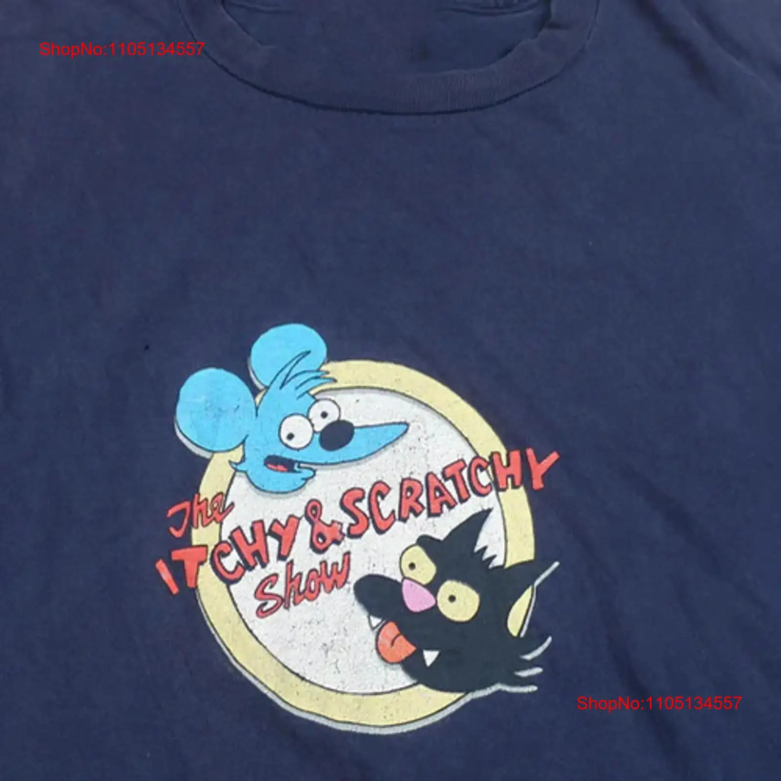 Vintage Fashion Show - Vintage The Itchy Scratchy Show Lacivert