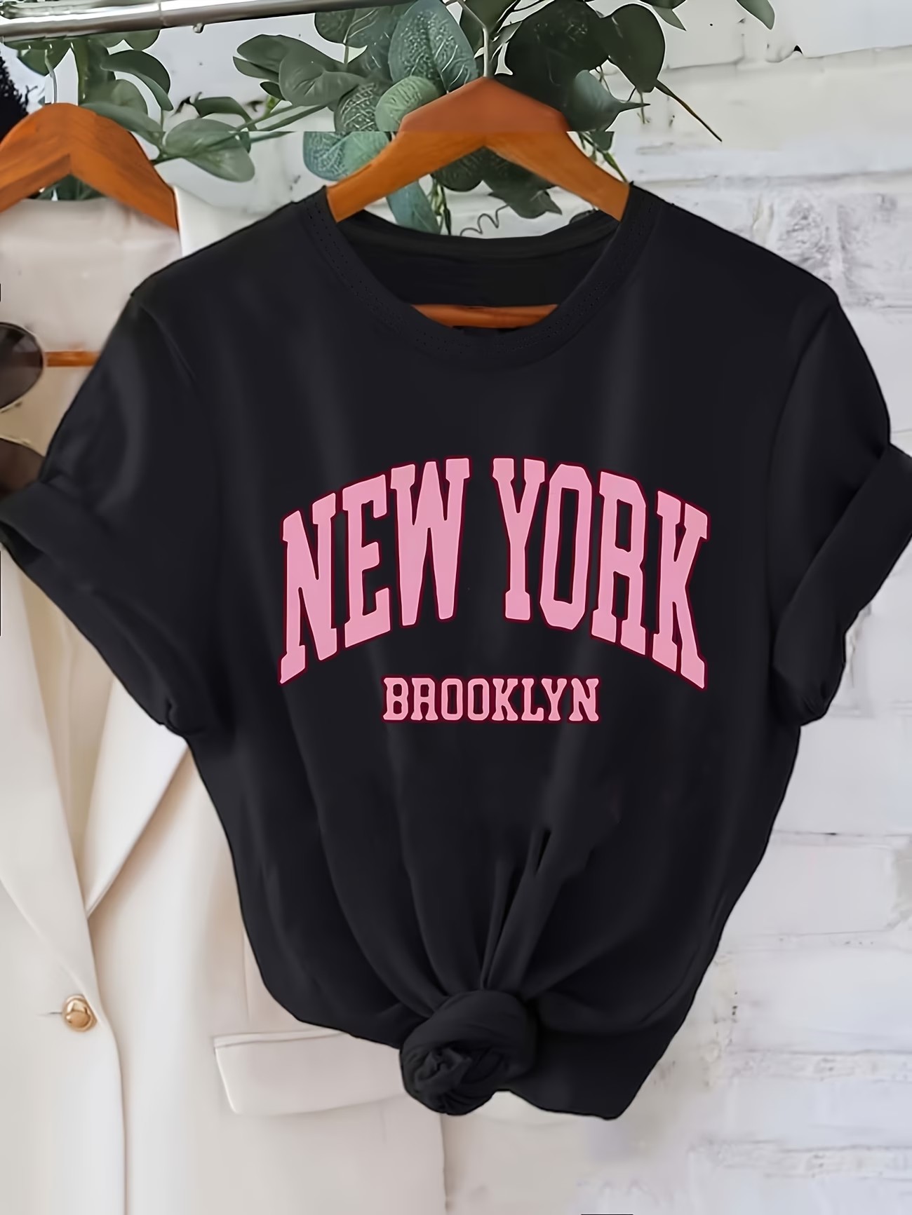Vintage Fashion New York - Moda T-shirt New York Brooklyn Yazı