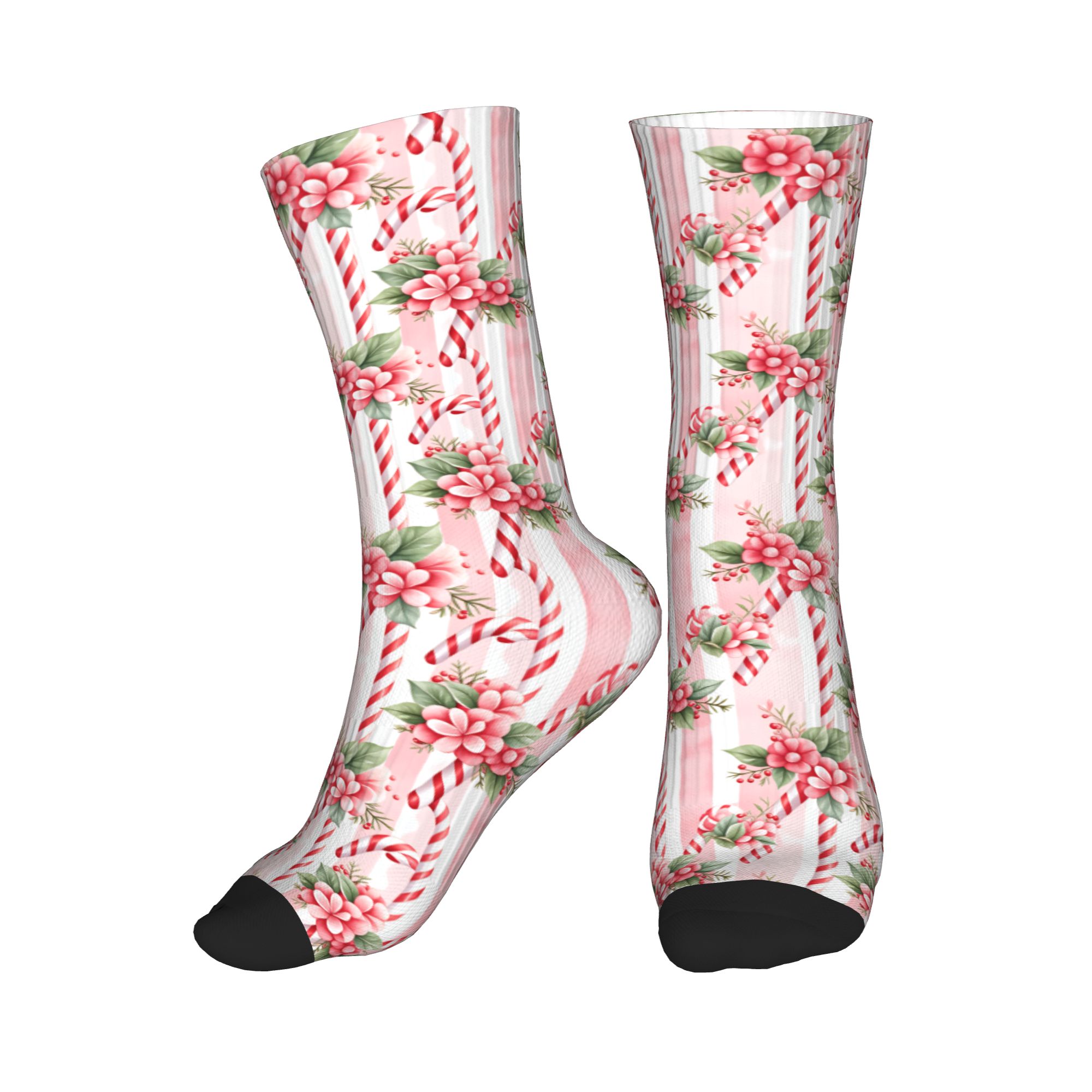 Vintage Fashion Prints - Moda Baskı Vintage Pembe Şeker Kamışı