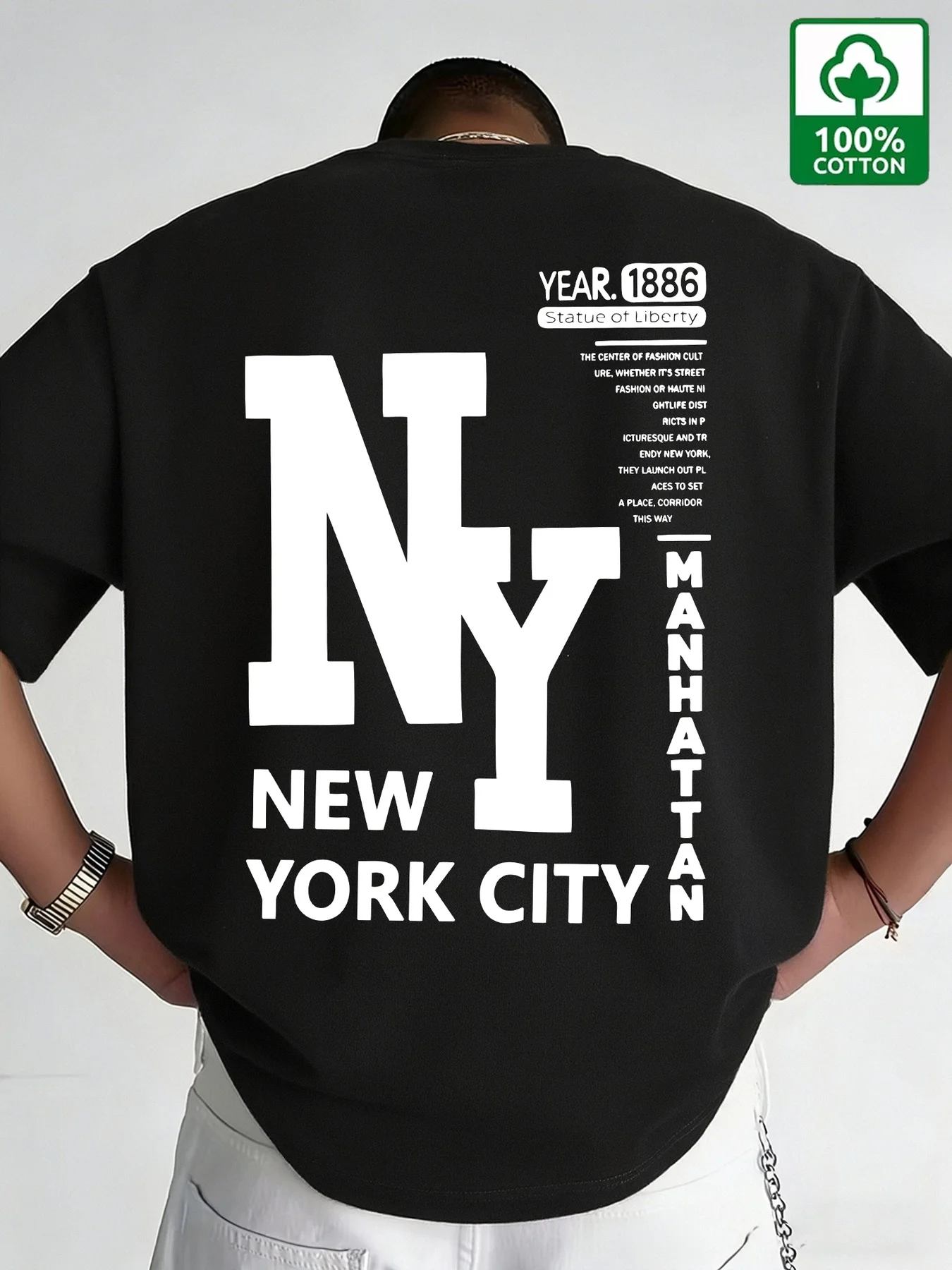 Erkek NYC Tişörtü Pamuklu New  - Vintage Fashion Nyc incelemesi ve fiyatı