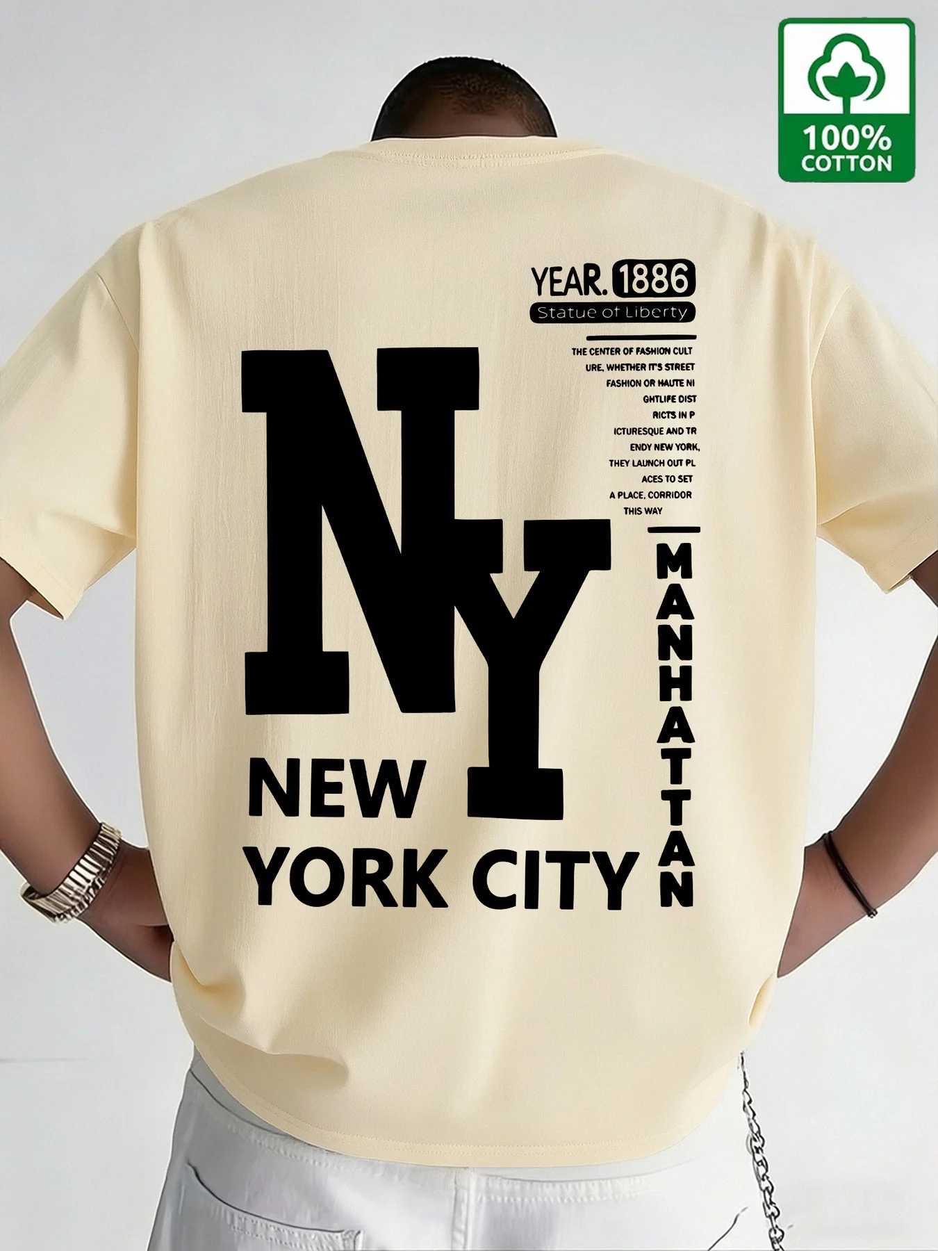 Erkek NYC Tişörtü Pamuklu New  - Vintage Fashion Nyc incelemesi ve fiyatı