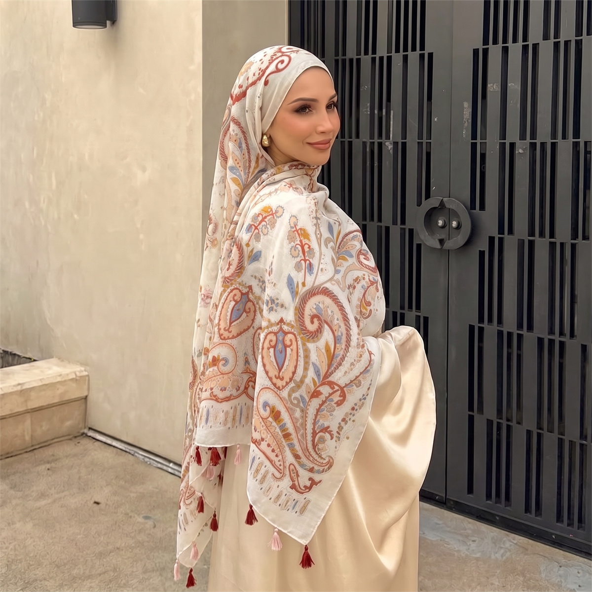 Vintage Paisley Baskılı Püskül - Vintage Fashion Prints incelemesi ve fiyatı