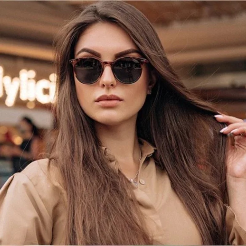 Vintage Moda Yuvarlak Güneş Gö - Vintage Fashion Female incelemesi ve fiyatı