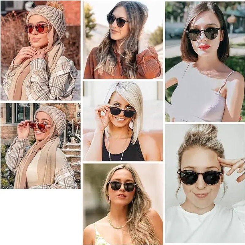 Vintage Moda Yuvarlak Güneş Gö - Vintage Fashion Female incelemesi ve fiyatı